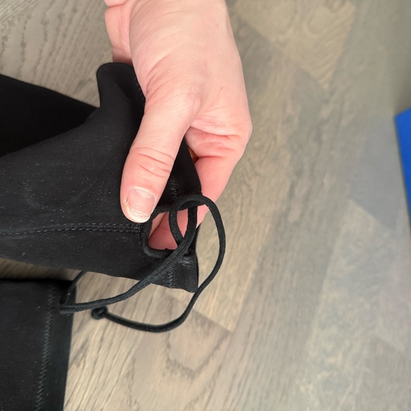 NWT Stuart Weitzman Black Genna City 25 Suede Over-Knee Boot W9/40 - Picture 4 of 12